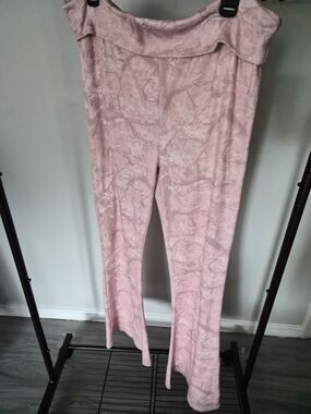 Mighty Fine Pink Camo Boot Cut Pants